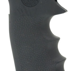 Hogue 47000 Monogrip Finger Grooves Black Rubber with Finger Grooves for Colt King Cobra, Anaconda
