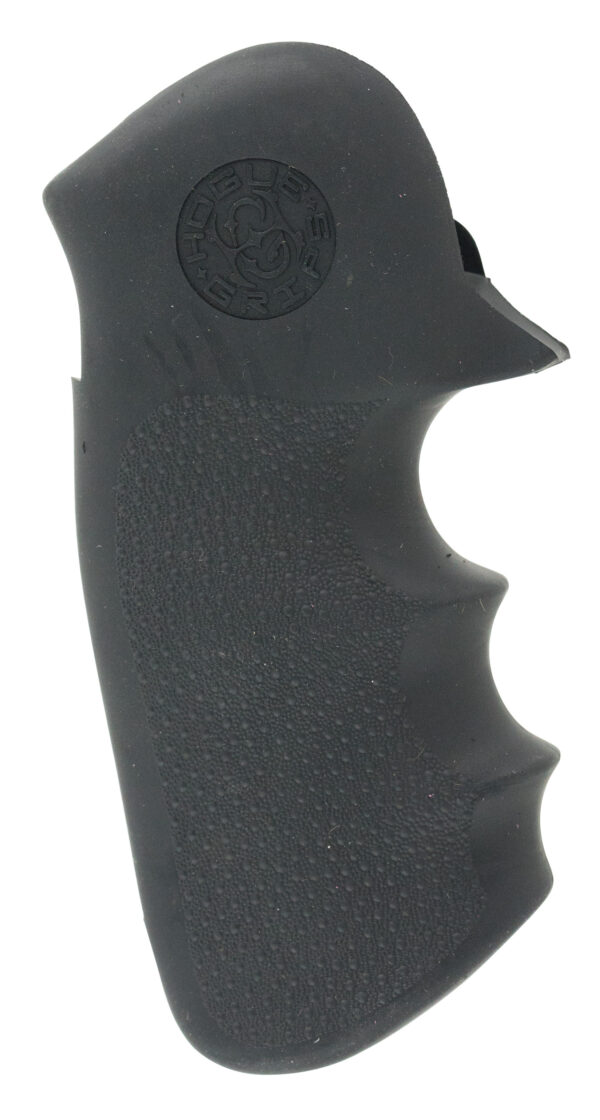 Hogue 47000 Monogrip Finger Grooves Black Rubber with Finger Grooves for Colt King Cobra, Anaconda — view 1