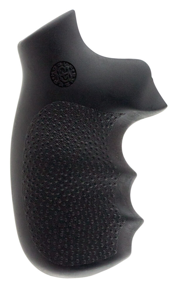 Hogue 48000 OverMolded Monogrip Black Rubber with Finger Grooves for Colt Detective Special, Diamondback, Cobra — view 1