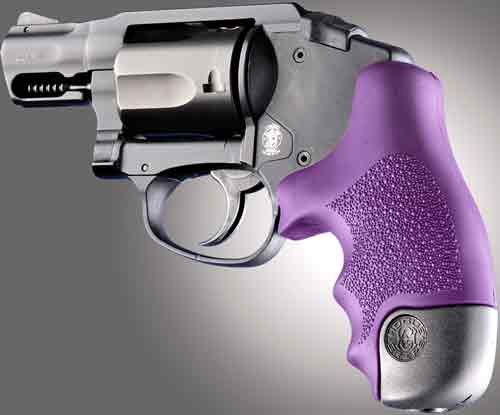 HOGUE GRIPS S&W J FRAME RB - CENT./POLY BODYGUARD PURPLE — view 1