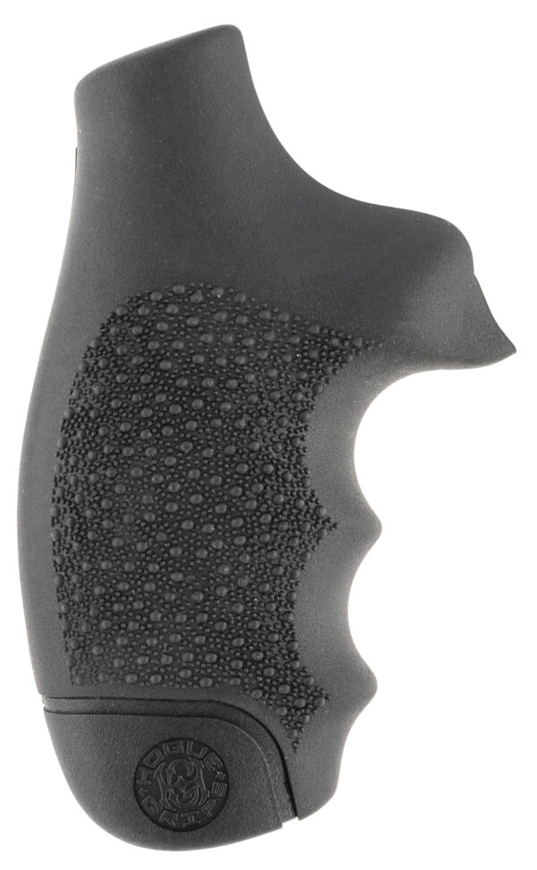 Hogue 60100 Monogrip  Cobblestone Black Nylon with Finger Grooves for S&W J Frame with Round Butt — view 1