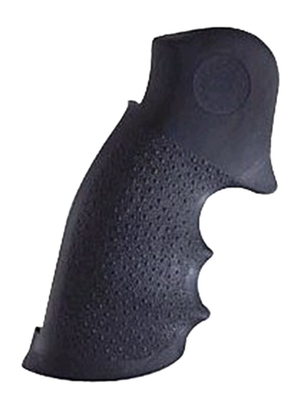 Hogue 66000 Monogrip Finger Grooves Black Rubber Fits Taurus Medium/Large Frame with Square Butt — view 1
