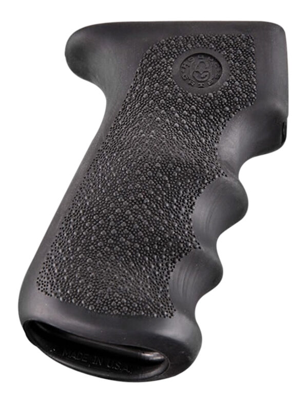 Hogue 74000 Rubber Grip  Cobblestone Black with Finger Grooves for AK-47, AK-74 — view 1