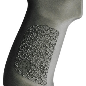 Hogue 74031   Pistol Grip w/o Finger Grooves OD Green Overmolded Rubber Fits AK-47/AK-74