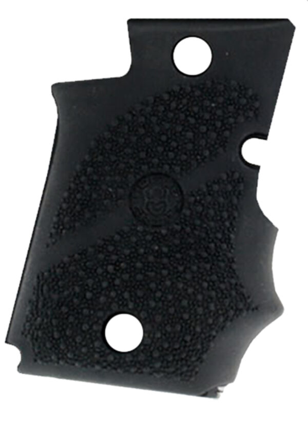 Hogue 98080 Rubber Grip  Black with Finger Grooves for Sig P938 with Ambidextrous Safety — view 1
