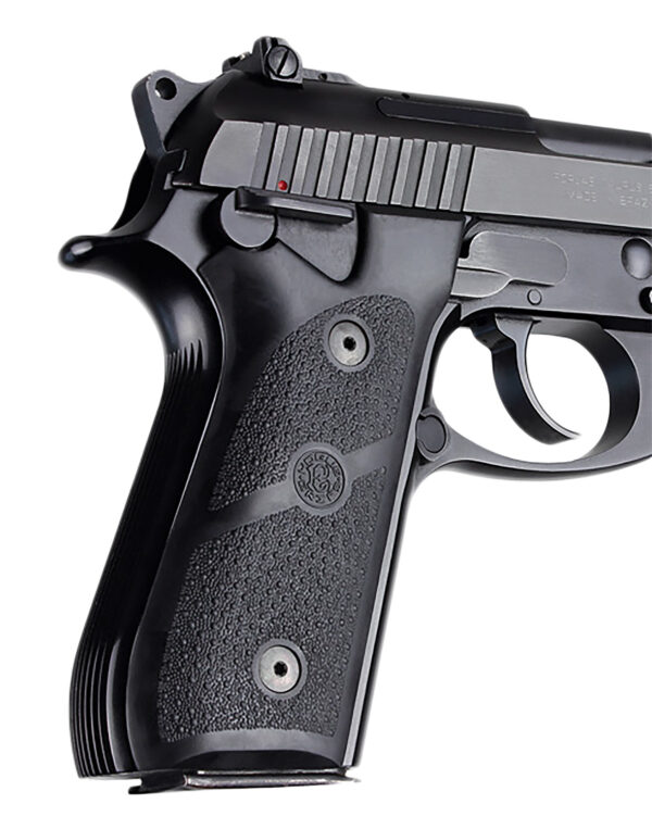Hogue 99010 Grip Panels  Black Rubber for Taurus PT-92, PT-99 — view 1