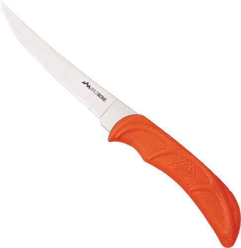 OUTDOOR EDGE 5" BONING/FILLET - KNIFE ORANGE HANDLE BLISTER PK — view 1