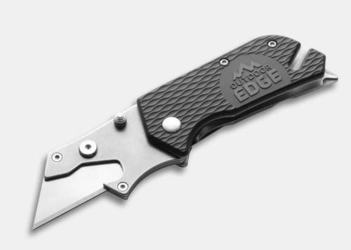 OUTDOOR EDGE UTILIPRO FOLDING - UTILITY KNIFE AND TOOL BLACK — view 1