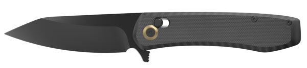 Outdoor Edge SL1C Sentinel  3.15" Folding Drop Point Plain Black Oxide 8Cr13MoV SS Blade G10 Handle — view 1