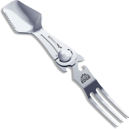 OUTDOOR EDGE CHOWLITE W/ FULL - SIZE SPOON/FORK & 3 TOOLS — view 1