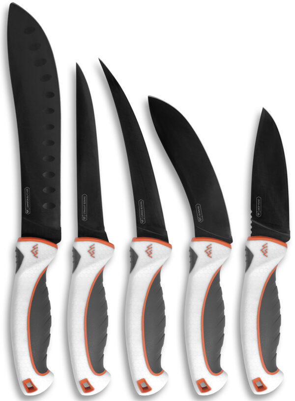 Outdoor Edge EM1 Ergo Max Processing Kit 5Cr13MoV Black Titanium Blade 5 Piece — view 1