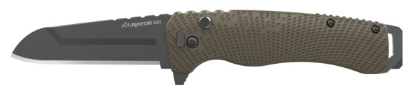 Outdoor Edge XD130AC Razor XD1  3" Folding Sheepsfoot/Utility Plain 420J2 SS Blade Heavy Duty Tan Glass-Filled Nylon Handle — view 1