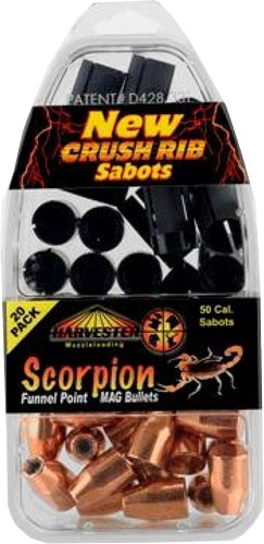 HARVESTER SCORPION 50 CAL - 240GR .451 FUNNEL POINT 20PK — view 1