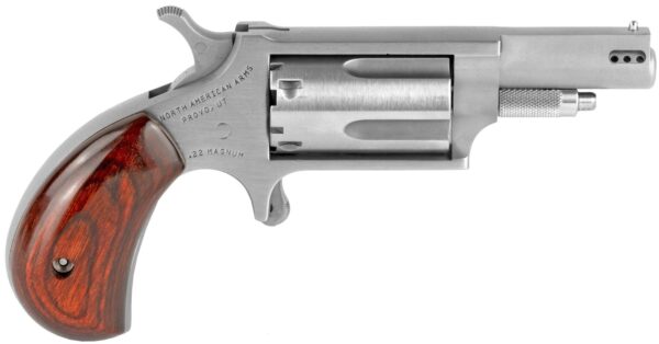 NORTH AMERICAN ARMS MINI 22MAG REV 1-5/8" SS PRTD — view 1