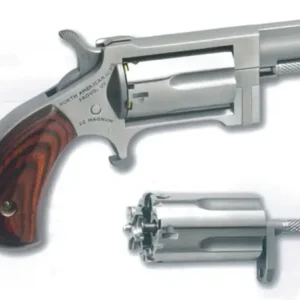 NORTH AMERICAN ARMS SIDEWINDER HGR 22LR/22WMR 1" BBL SS SWINGOUT CONVERSION