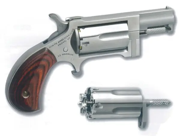 NORTH AMERICAN ARMS SIDEWINDER HGR 22LR/22WMR 1" BBL SS SWINGOUT CONVERSION — view 1