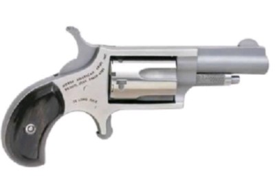NORTH AMERICAN ARMS MINI 22LR REV 1-5/8 SS BLK PRL — view 1