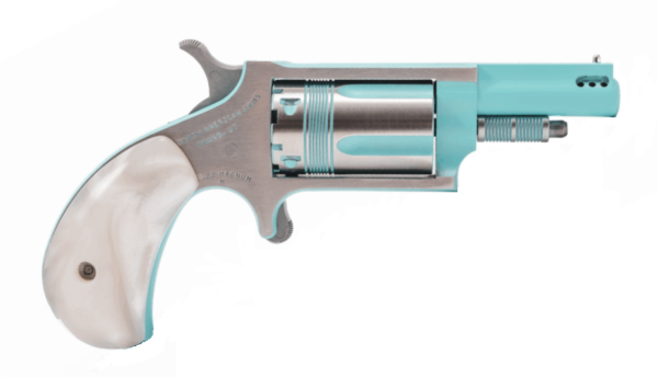NORTH AMERICAN ARMS MINI 22MAG REV 1-5/8" TURQ — view 1