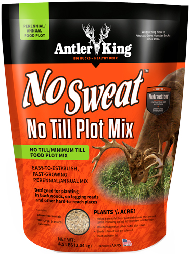 ANTLER KING NO-SWEAT NO-TILL - 1/4 ACRE 4.5LB SPRING/FALL — view 1