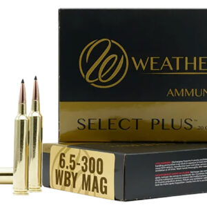 Weatherby B653127LRX Select Plus  6.5x300WthbyMag 127gr Barnes LRX Lead Free 20 Per Box/10 Case