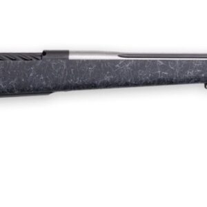 Weatherby MAM01N340WR8B Mark V Accumark 340 WBY Mag 3+1 26" Spun Stainless w/Graphite Black Cerakote Fluted Threaded Barrel, Graphite Black Cerakote Steel Drilled & Tapped Receiver, Matte Black w/Spid