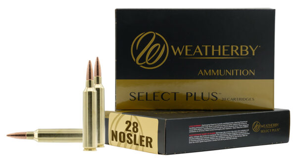 Weatherby M28NS163HCB Select Plus  28Nosler 163gr Hammer Custom 20 Per Box/10 Case — view 1