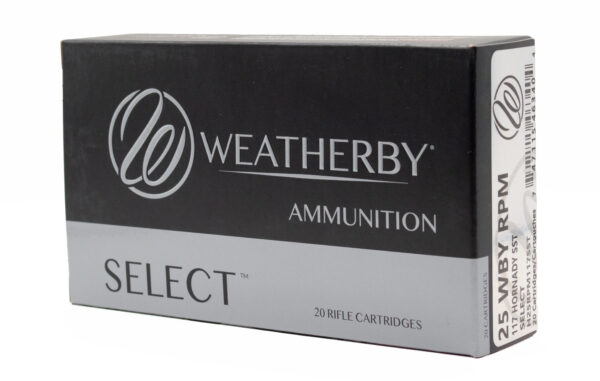 WBY AMMO 25WBY RPM 117GR HORNADY SST 20/10 — view 1