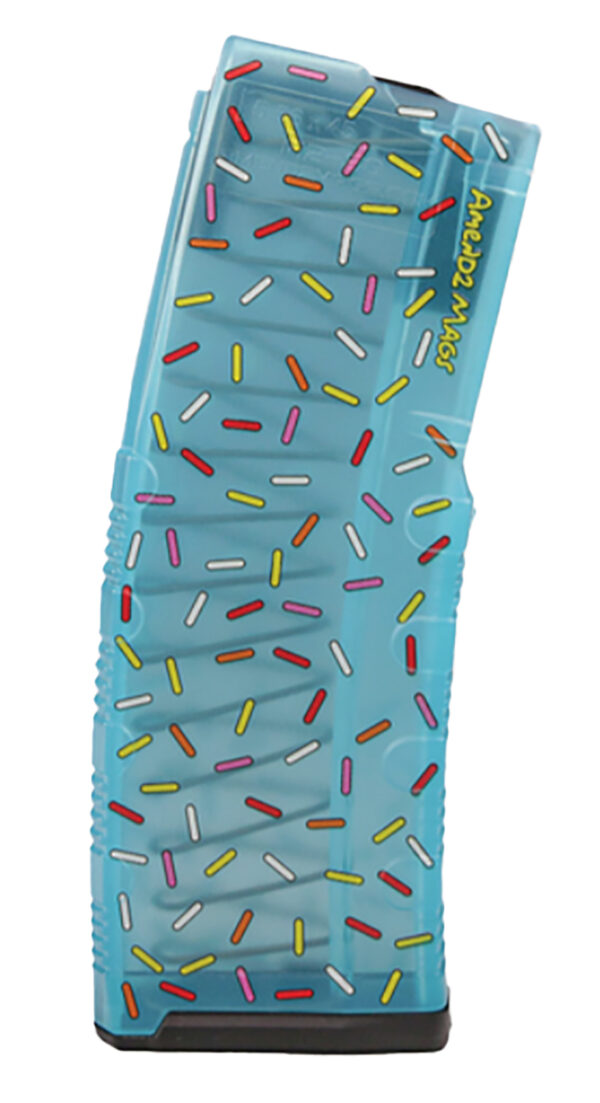 Amend2 CS5MODCTSPR30 MOD-C Sprinkle Donut 30rd 5.56 NATO Fits AR-15 Teal Sprinkles — view 1