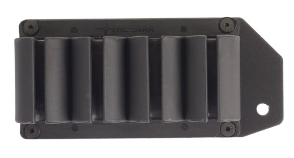 TacStar 1081130 SideSaddle  Rem 870/1100/1187 20 Gauge 4rd Black Polymer w/Aluminum Mounting Plate — view 1