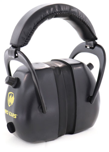 PRO EARS GOLD II 30 EAR MUFF - ELECTRONIC W/PADDED BASE BLK — view 1