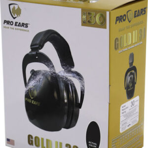 PRO EARS GOLD II 30 EAR MUFF - ELECTRONIC W/PADDED BASE BLK — view 3