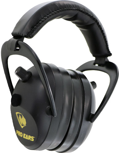 PRO EARS GOLD II 26 EAR MUFF - ELECTRONIC W/PADDED BASE BLK — view 1