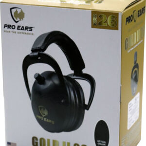 PRO EARS GOLD II 26 EAR MUFF - ELECTRONIC W/PADDED BASE BLK — view 3