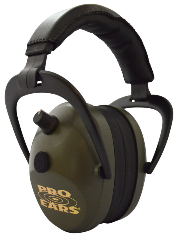 Pro Ears PEG2SMG Gold II 26 Electronic Muff 26 dB Over the Head Black/Green Adult 1 Pair — view 1