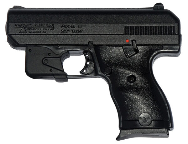 9mm 3.5" Black As-P olymer T-G Laser 8Rd — view 1