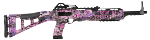 Hi-Point 4095TSPI 4095TS Carbine 40 S&W Caliber with 17.50" Barrel, 10+1 Capacity, Country Girl Metal Finish, Country Girl Camo Fixed All Weather Skeletonized Stock & Polymer Grip Right Hand — view 1
