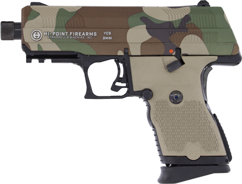 HI-POINT PISTOL YC9 9MM 10RD - 3.93" M81 US WOODLAND CAMO — view 1