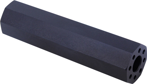 GUNTEC AR15 FAKE SUPPRESSOR - 4.5" 1/2X28 THREADS BLACK — view 1