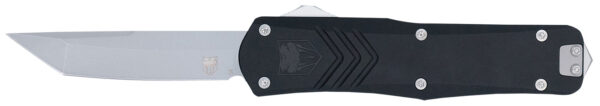 CobraTec Knives MBLKFSXGEN3TNS FS-X Gen III Medium 3" OTF Tanto Plain Stonewashed D2 Steel Blade, 4.68" Aluminum Handle — view 1