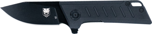 COBRATEC SMALL RIPTIDE FOLDER - 2" BLACK/BLACK D2 BLADE — view 1