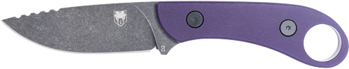 COBRATEC D2 SKINNER 3.75" FULL - TANG PURPLE G10 W/KYDEX SHEATH — view 1