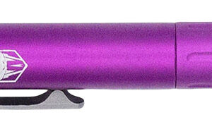 CobraTec Knives CNCOTFPPURGEN2 Tactical Pen Gen II Purple Aluminum D2 Steel Blade, Includes Pocket Clip
