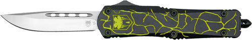 COBRATEC MEDIUM FS-3 OTF - FRACTURED BLACK YELLOW 3" D2 — view 1