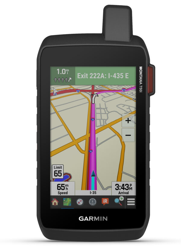 Garmin 0100234700 Montana 750i GPS Navigation Black Rechargeable Li-ion Battery Bluetooth/ANT+ — view 1