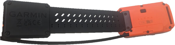 Garmin 0101302306 Flex Band Replacement For Alpha T20 Black/Orange — view 1