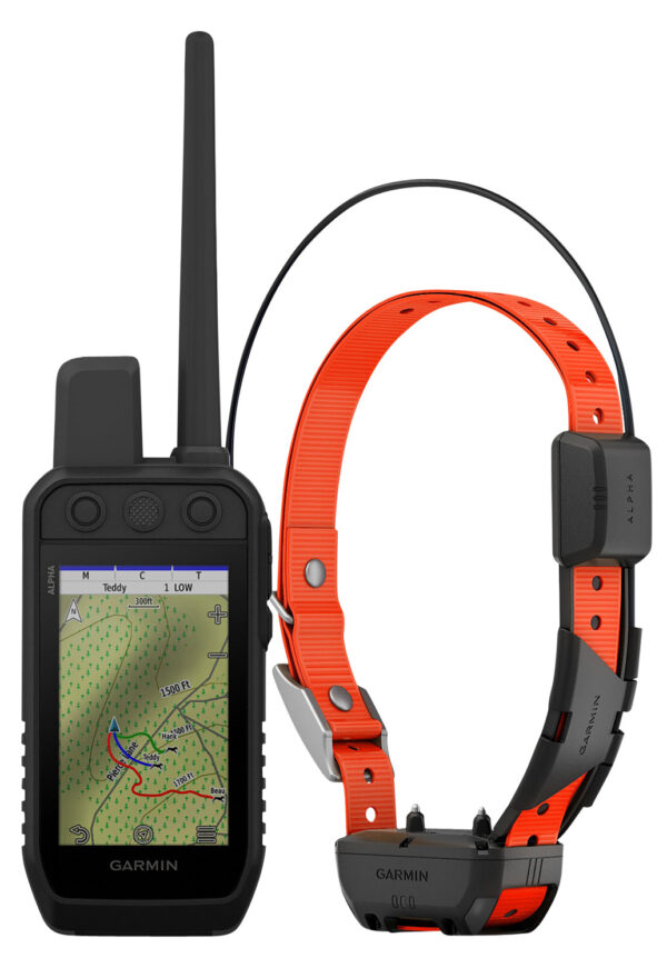 Garmin 0100244762 Alpha 300 Bundle 16GB Memory transflective, color TFT touchscreen Display, Includes Alpha TT 25 Dog Collar — view 1