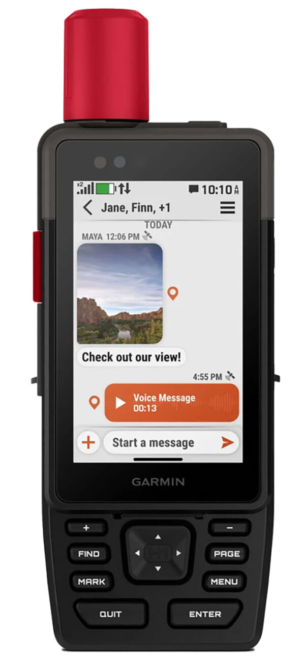 Garmin 0100292100 GPSMAP H1i Plus Dog Tracker/Maps/GPS 64GB Memory Black/Red Transflective, Color TFT Touchscreen — view 1