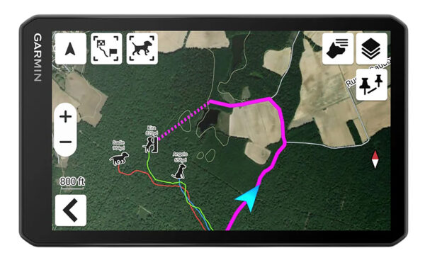 Garmin 0100467600 DriveTrack 72  Dog Tracker/Maps/GPS 16GB Memory Black Compatible w/ iPhone/Android — view 1