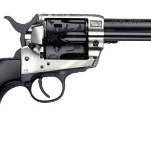 Pietta PFI357PR434BP 1873 Great Western II Pendleton Round?Up 357 Mag 6 Shot 4.75" Blued Engraved Barrel & Cylinder, Ultra Black Engraved Grip, Exposed Hammer