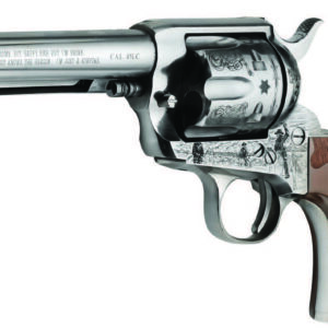 PIETTA COWPOKE 45LC 4.75 NICKEL ENGRAVE